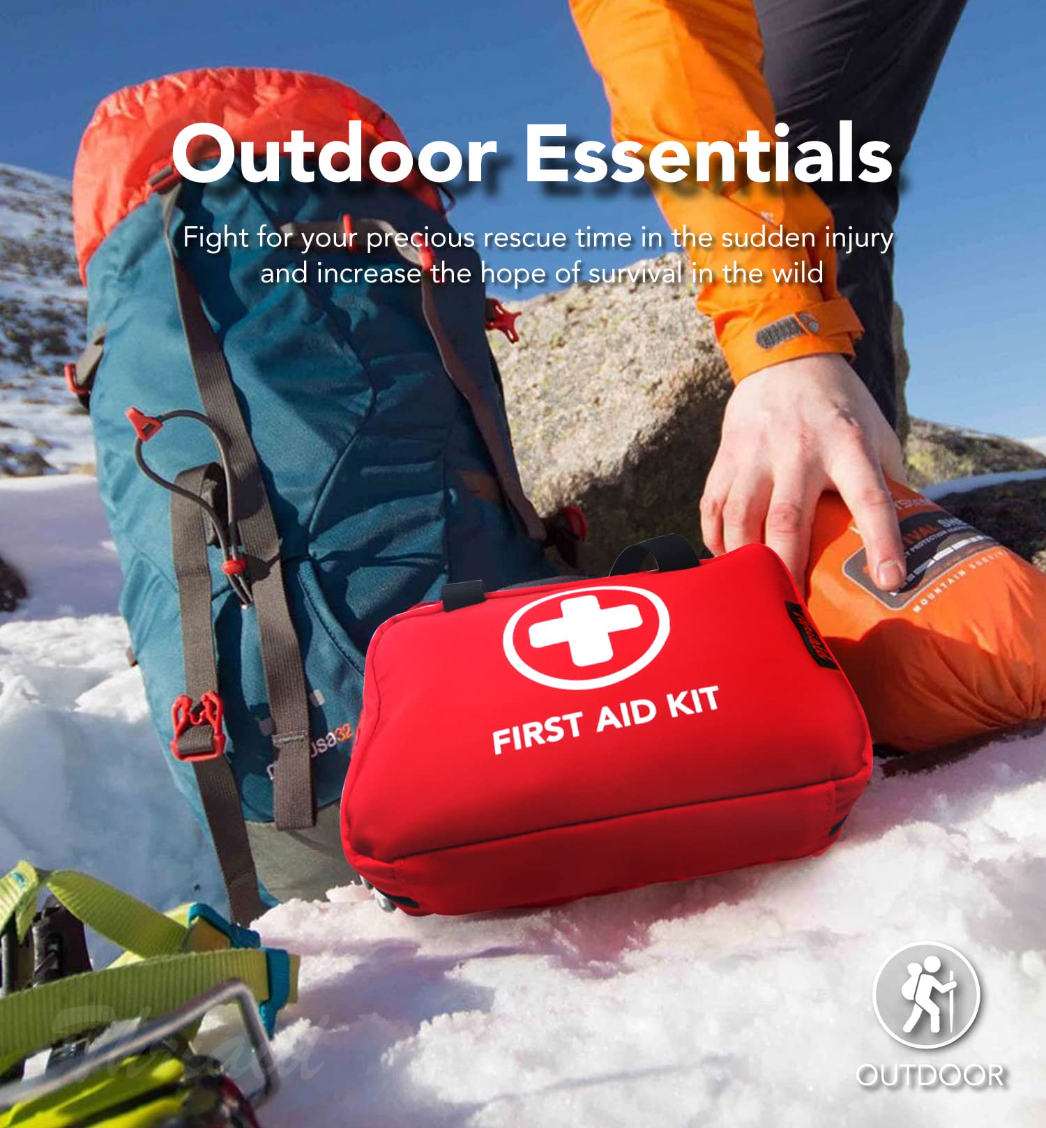 THRIAID instant cold pack cools minor injuries quickly.