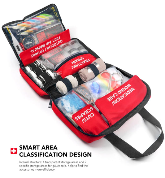 THRIAID waterproof durable bag protects supplies on the go.