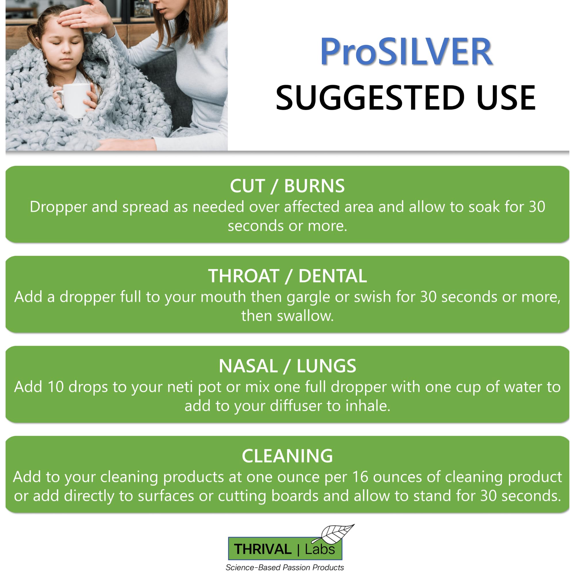 Thrival Labs ionic colloidal silver ready for nebulizer use.