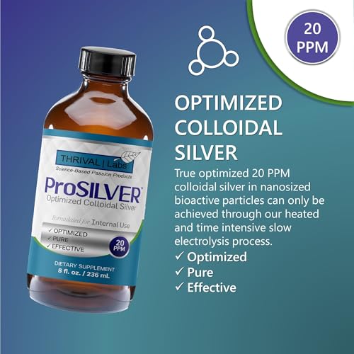 ProSILVER Blue Label bottle close-up for reliable daily wellness.