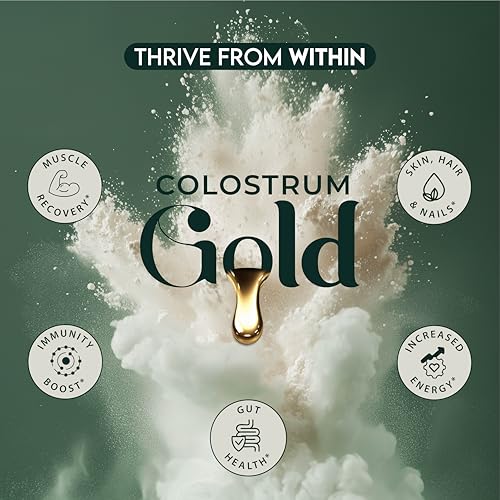 ThriveGut Colostrum Gold shelf-stable container signals 60-serving supply