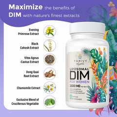 ThrivyThystle capsules with omega-3 and botanical blend displayed.
