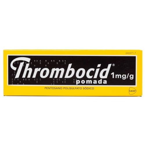 Thrombocid ointment being applied to the skin, topical care in action