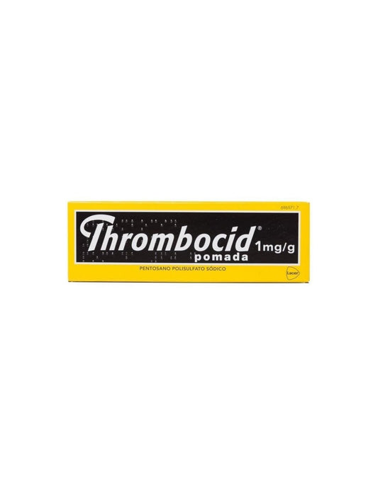 Thrombocid ointment packaging in original box, ready for external skin care