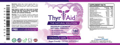 ThryAid vegan thyroid capsules in a bottle for daily energy support