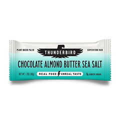 Thunderbird Bars packaging highlights a gluten-free energy snack for active days.