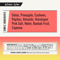 Thunderbird Bars ingredients image highlights dates, nuts, chia for real-food fueling.