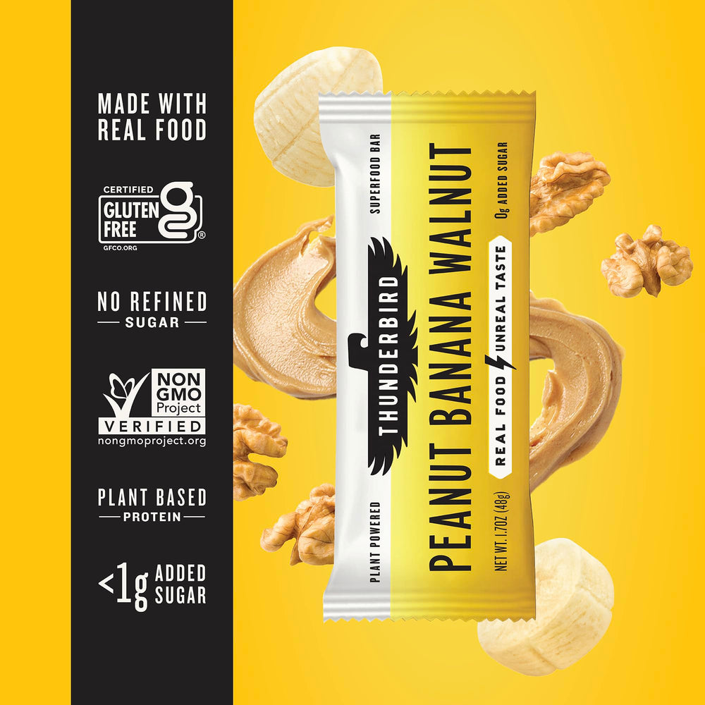 Thunderbird Bars family-friendly snack display invites all ages to try real food
