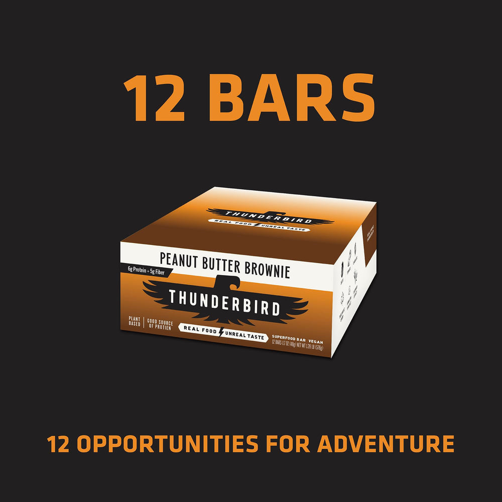 Thunderbird Bars energy snack ingredients: dates, nuts, chia for steady nourishment