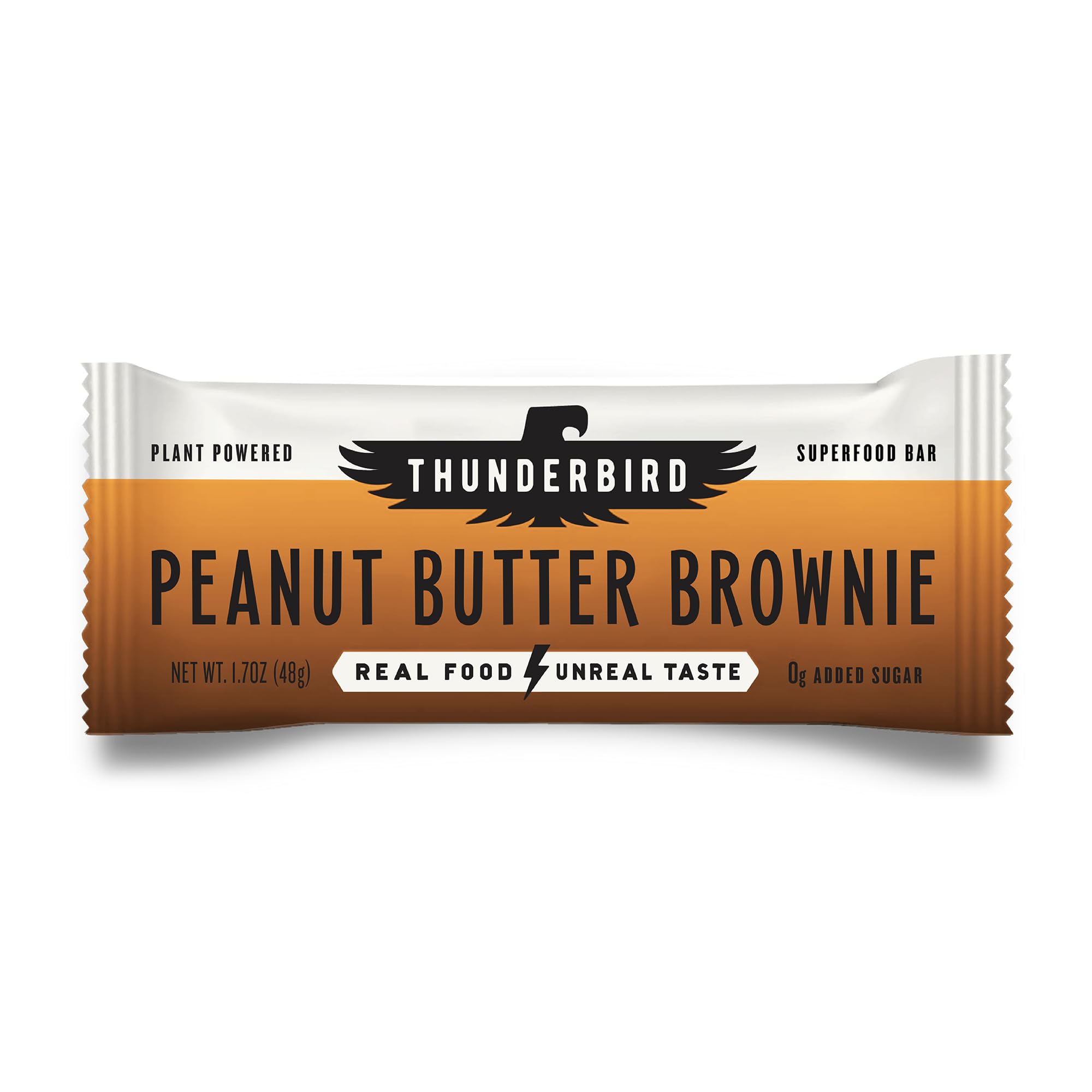 Thunderbird Bars Peanut Butter Brownie: gluten-free energy bar with protein for sustained vigor