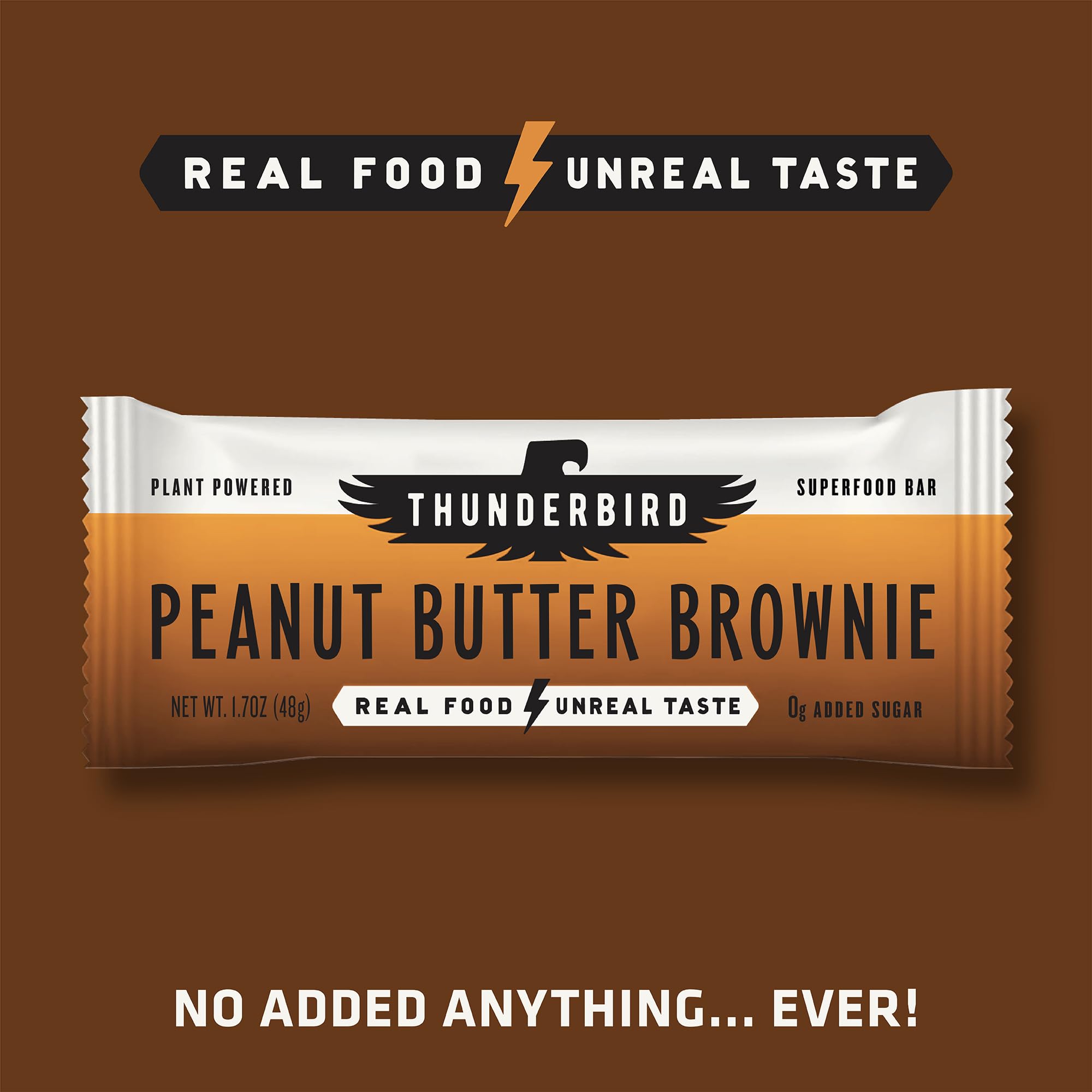 Thunderbird Bars texture close-up reveals chewy, delightful bite with natural ingredients