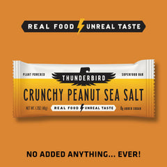 Front of 12-count Thunderbird Bars package display.