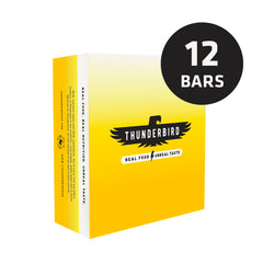 Thunderbird Bars vegan non-GMO ingredient panel emphasizes plant-based nourishment