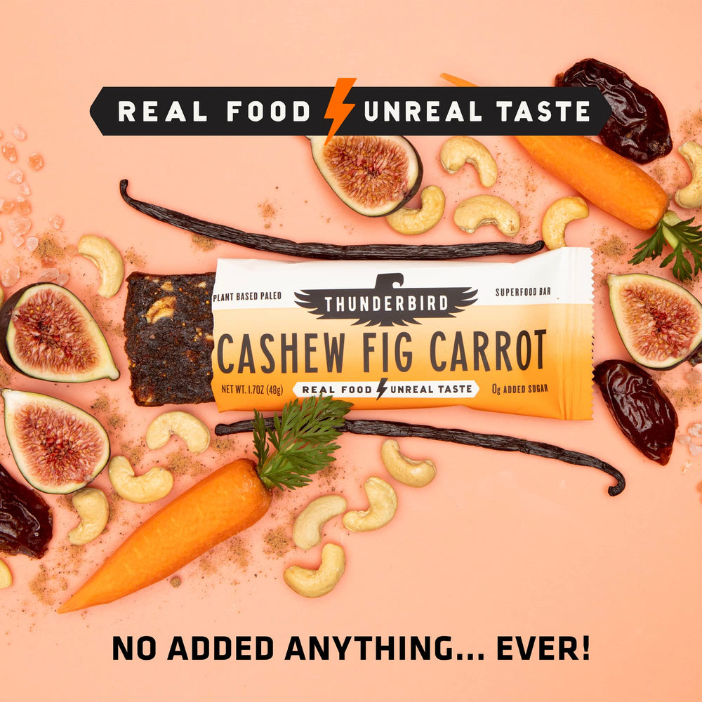 Thunderbird bar gluten-free packaging highlight dietary fit