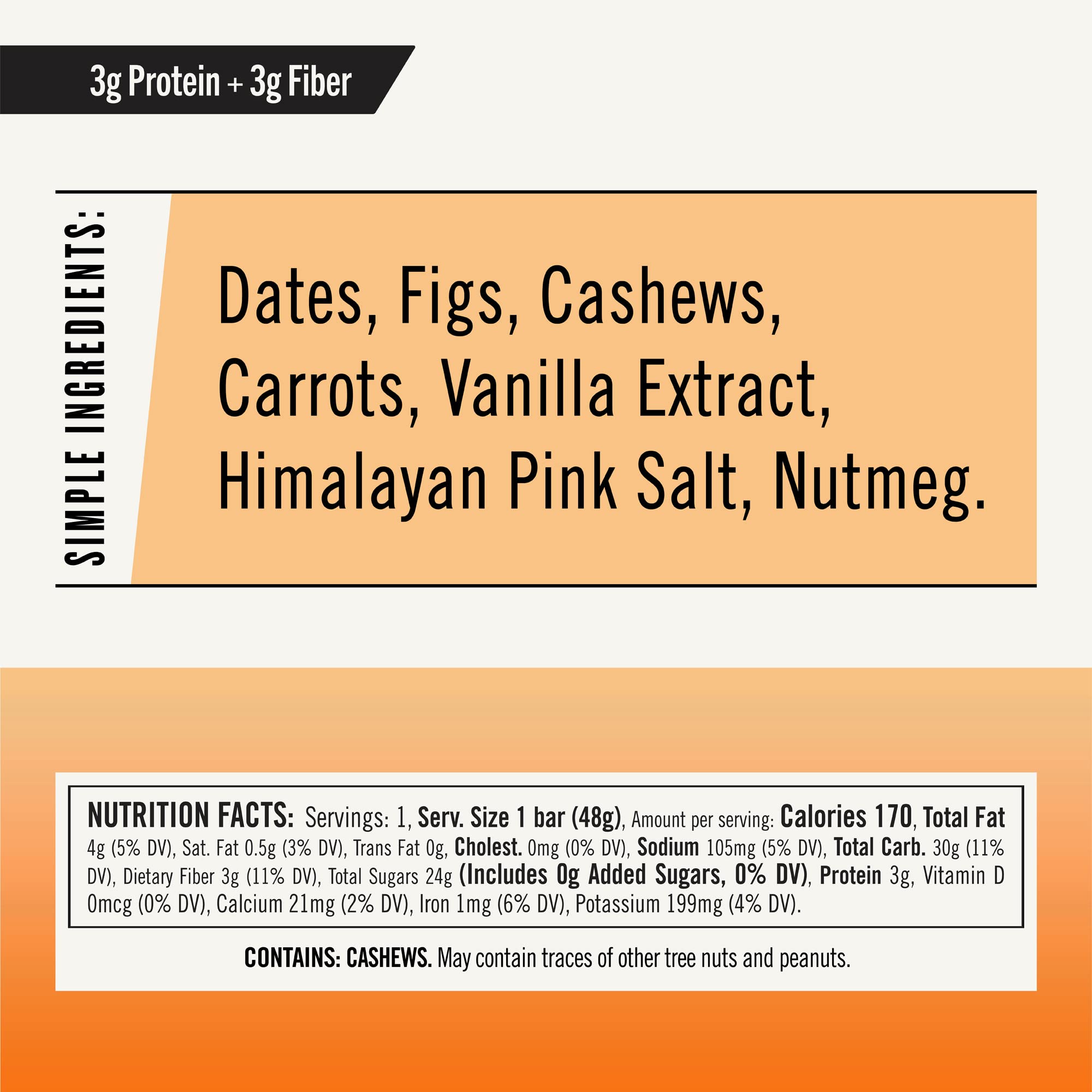 Thunderbird bar ingredients close-up showing dates and nuts for natural energy potential