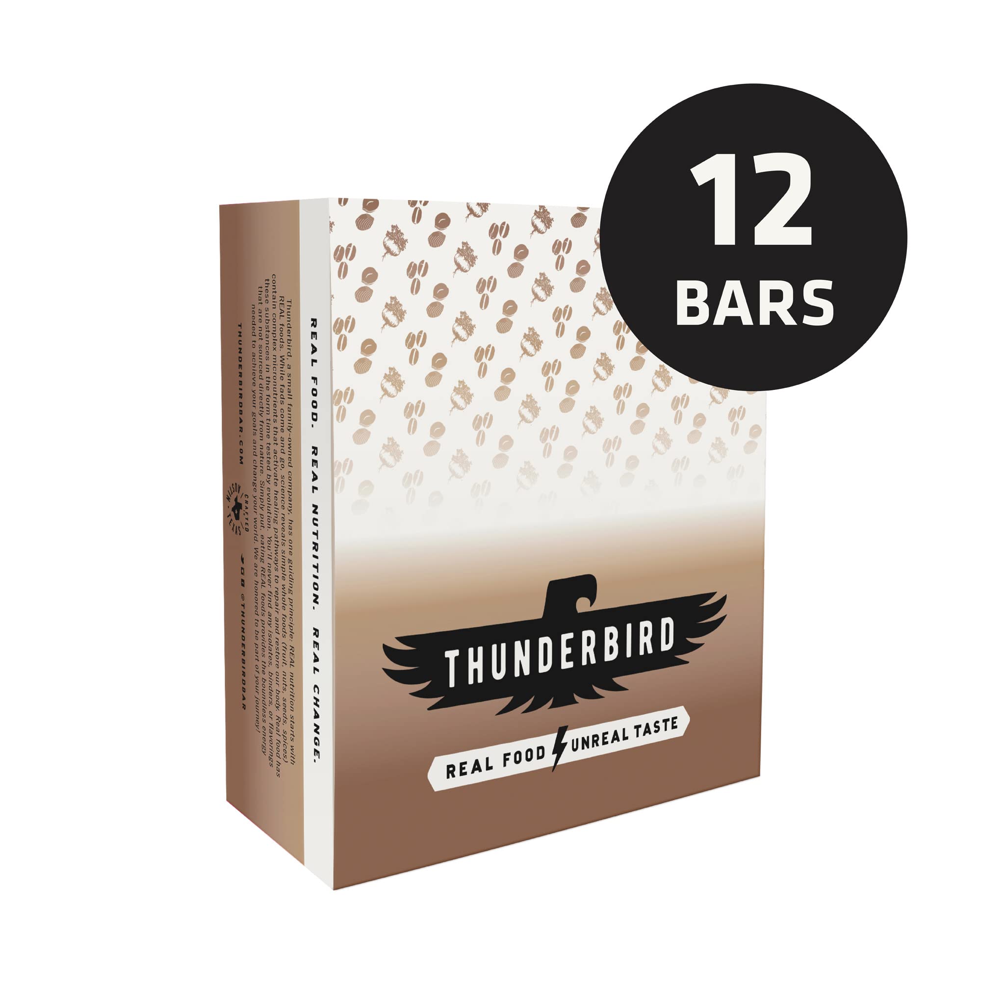 Thunderbird Real Food Bars on-the-go activity shot demonstrates portable energy during hikes.