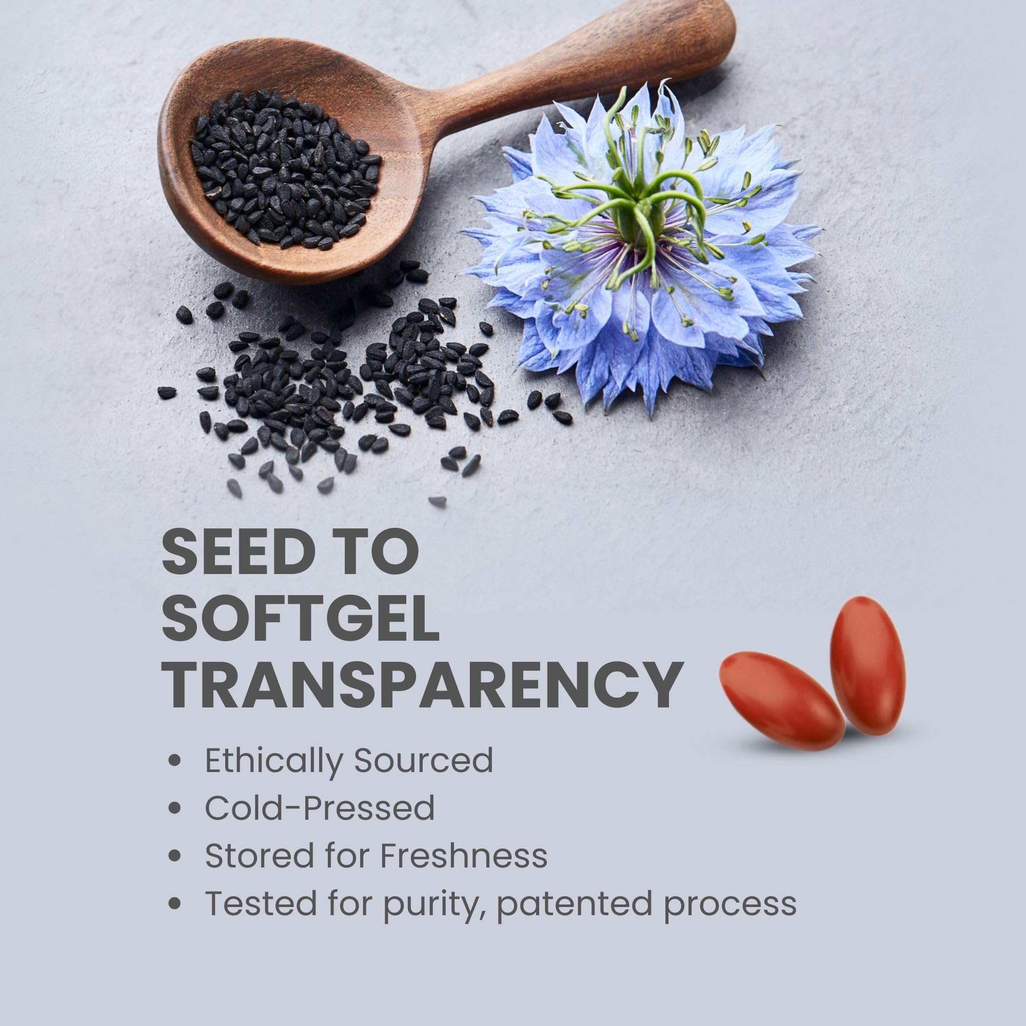 Detailed oil drop and ingredient notes from ThymoQuin full-spectrum oil.