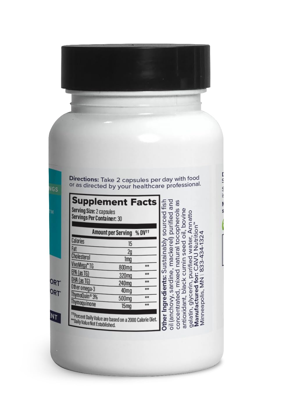 OmegaQuin capsules close up highlights anti inflammatory oil blend.