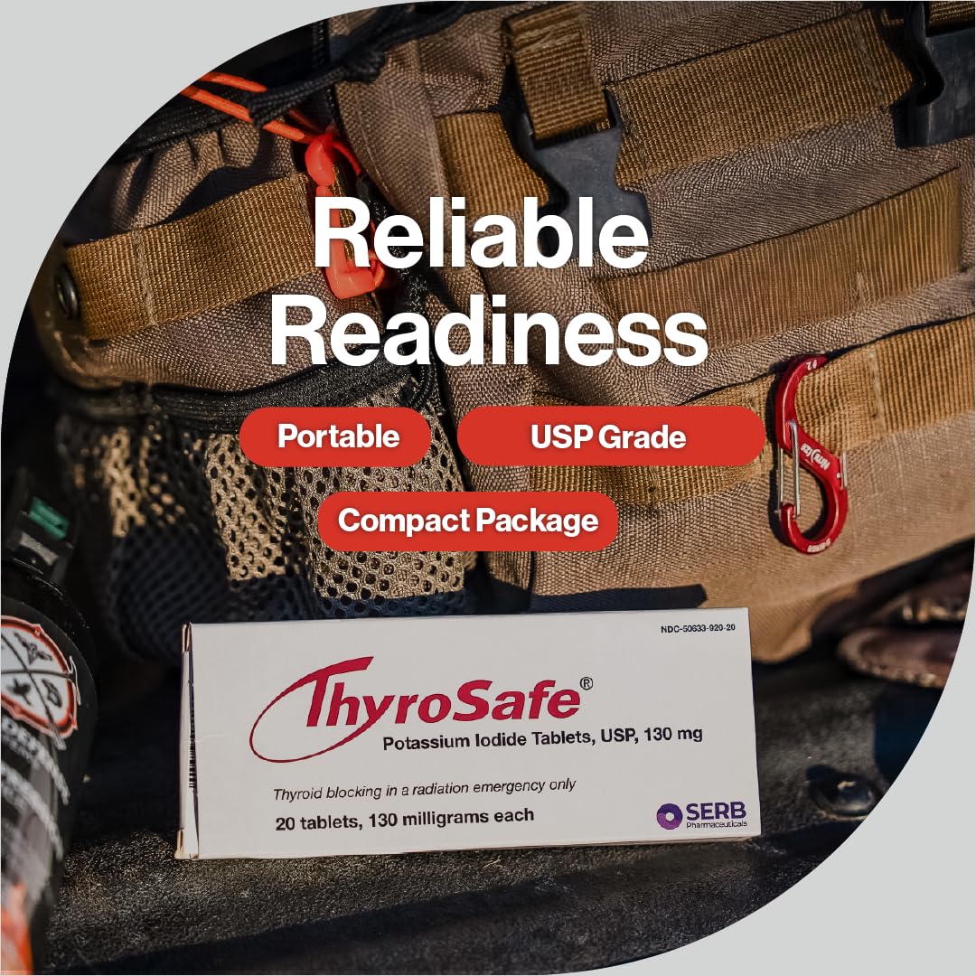 THYROSAFE 130mg KI tablets can be swallowed or crushed for mixing.