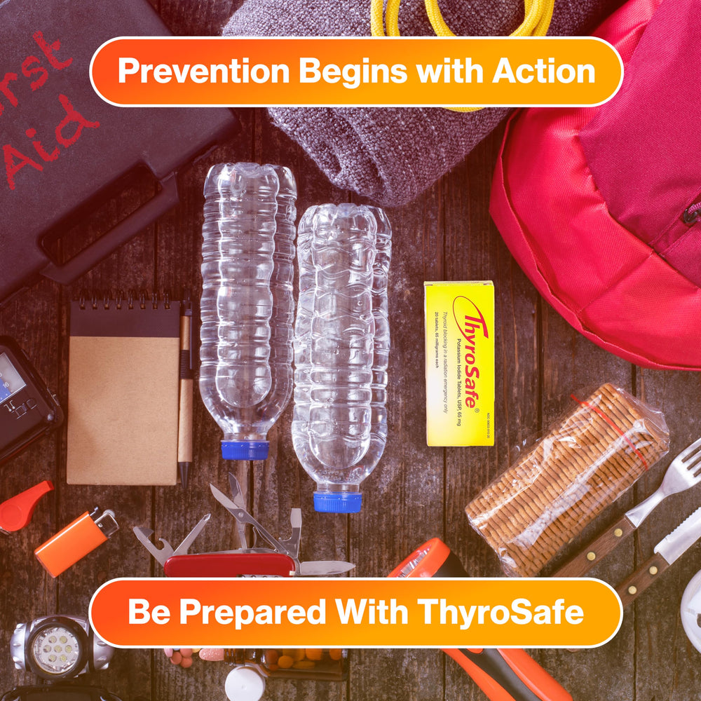 ThyroSafe packaging with clear dosing instructions for all ages.