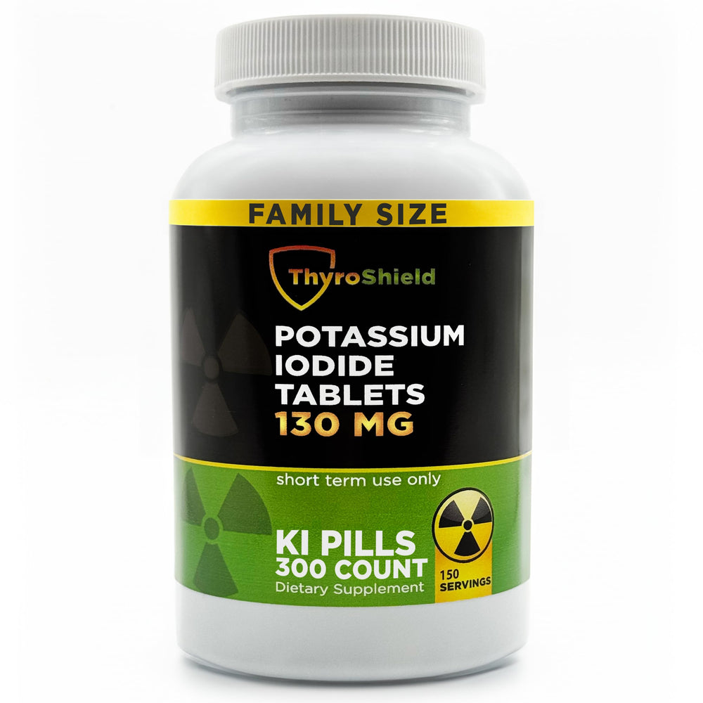 ThyroShield KI tablets bottle front for emergency preparedness