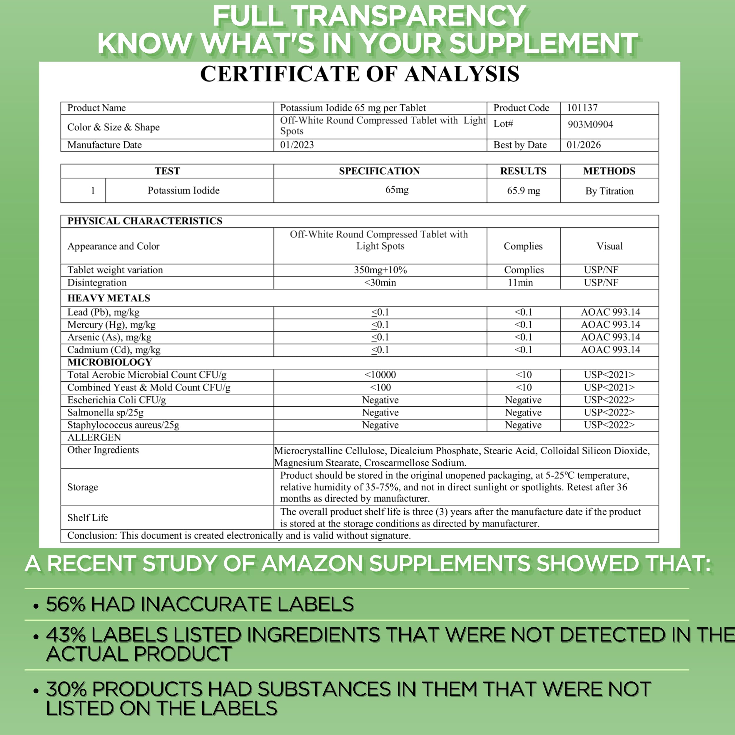 ThyroShield packaging shows USA-made, 300-count family size