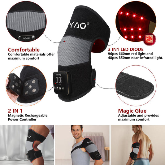 TIAXU TIAXU cordless red-light elbow therapy panel for muscle recovery