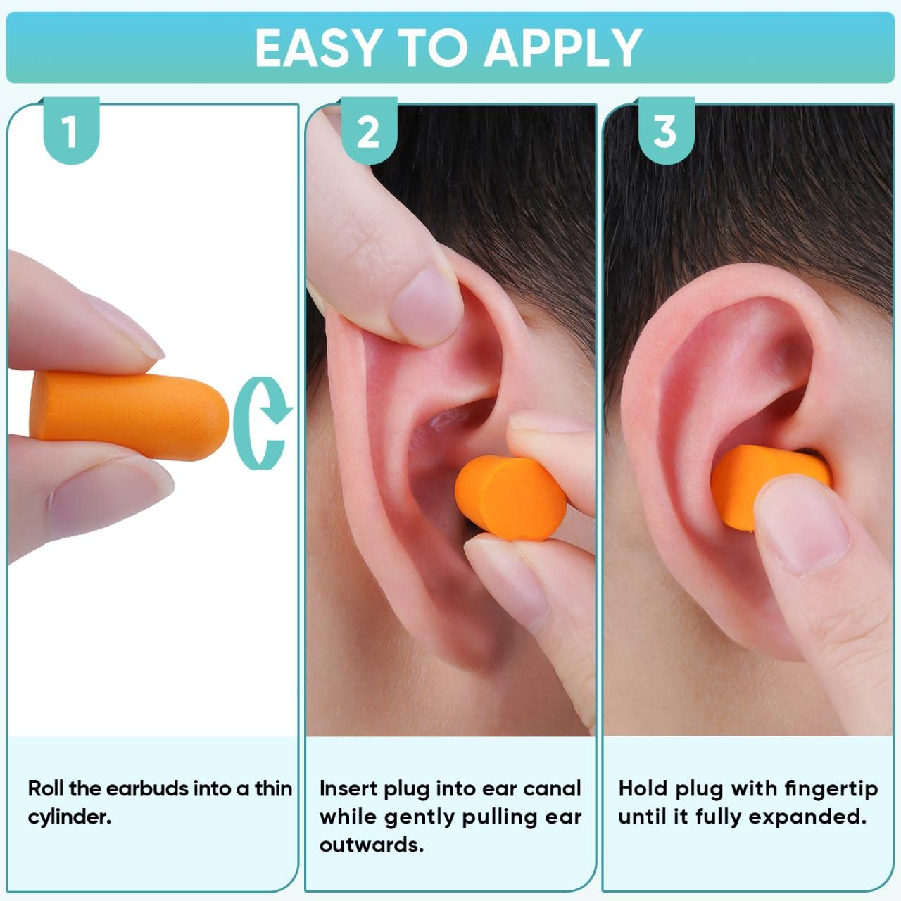 TICONN ear plugs with 30-day return and 12-month warranty