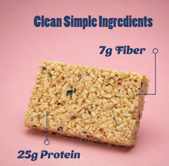 Tidetreats Crispy Rice Bar Island Berry bars in a backpack ready snack