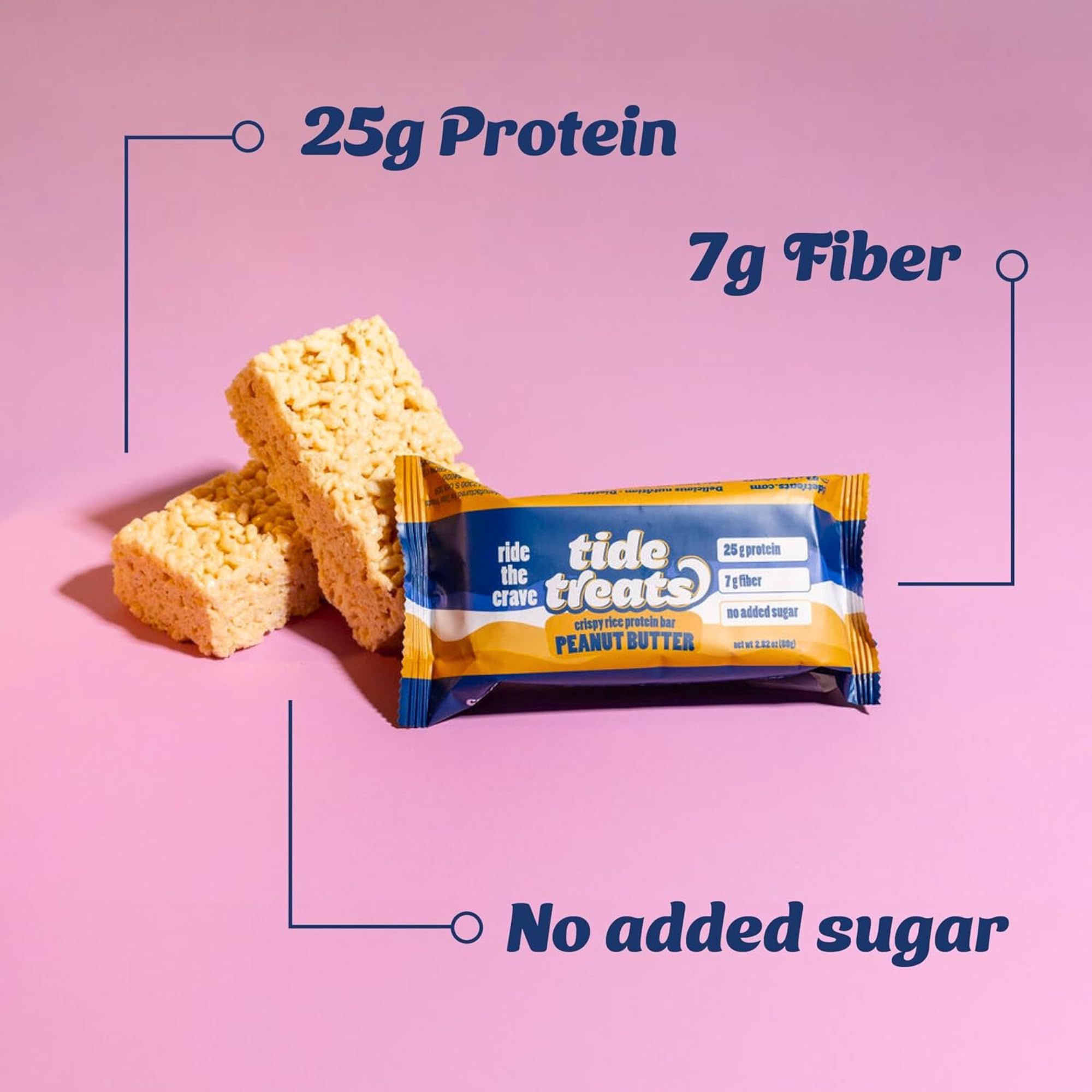 Tidetreats Crispy Rice Bar on-the-go option delivering crunch and energy.