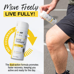 TIDL Cryotherapy Spray reaches neck and back for targeted relief