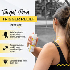 TIDL Cryotherapy Spray rapid cooling sensation on sore areas