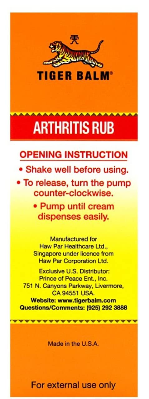 Ingredient list highlights camphor and menthol for cooling relief.