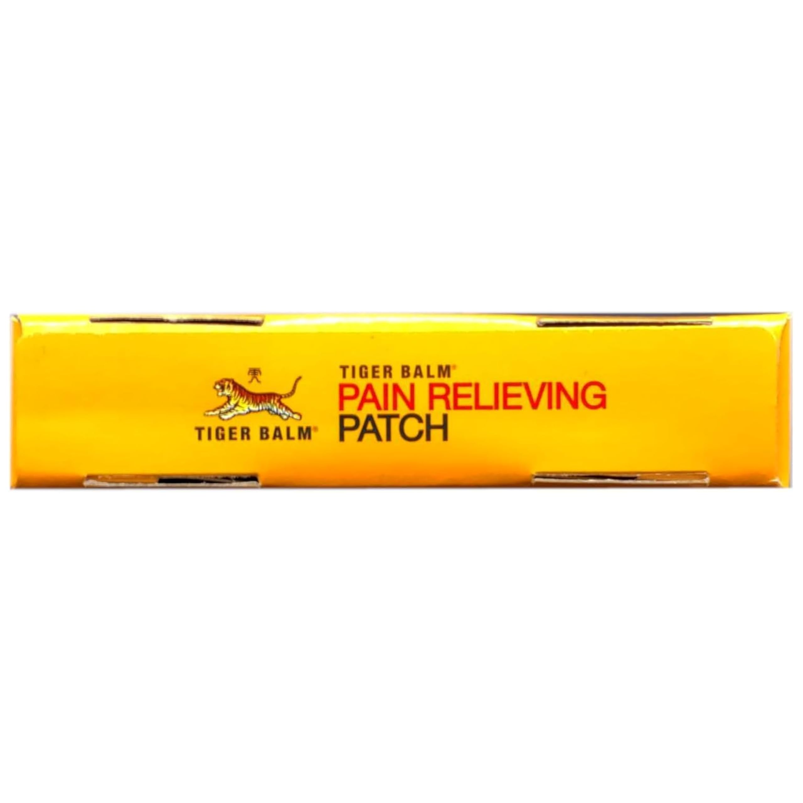 Tiger Balm Patch on shoulder demonstrates localized application
