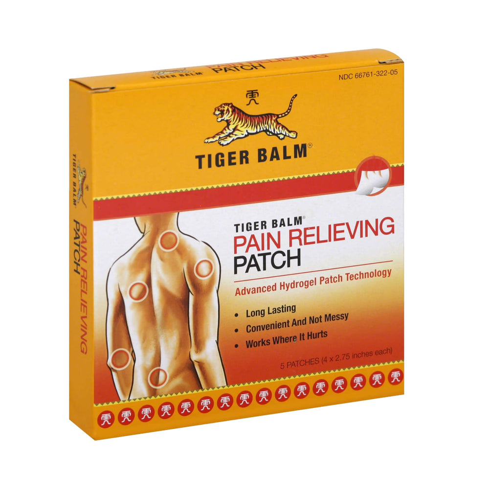 Tiger Balm Patch pack of six boxes offers convenient multi-pack