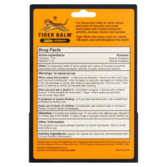 Compact Tiger Balm Ultra Strength in a bag for on-the-go relief