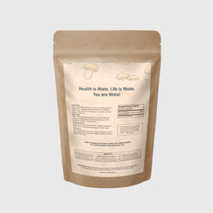 Tiger Milk Mushroom serving graphic illustrates dosage for respiratory support