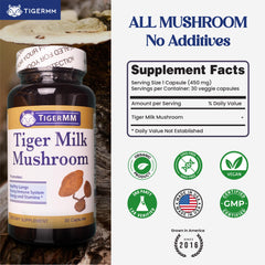 TigerMM USA-grown label emphasizes origin and quality for lung and immune support.