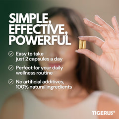TIGERUS beta-glucans ingredient spotlight communicates immune-supporting compounds.