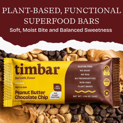 TIMBAR ingredients with chicory fiber highlighting prebiotic support