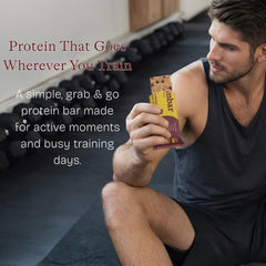 TIMBAR bar in gym bag after workout fueling