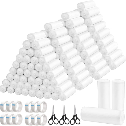 Timgle 180-pack gauze rolls bundle for home and office first aid readiness.