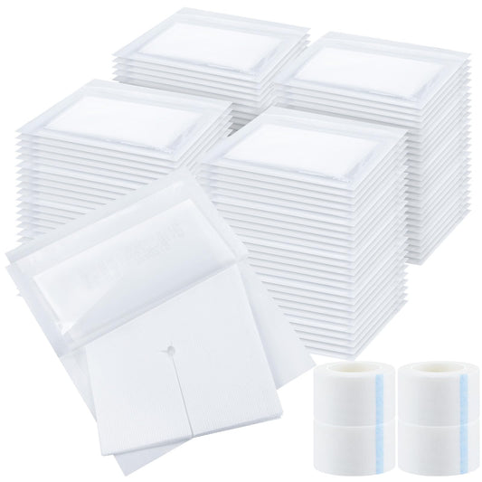 Timgle split gauze pads pack front view showing quantity and packaging