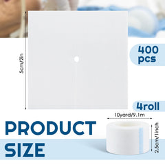 Timgle 6-ply split nonwoven gauze for absorbent wound coverage.