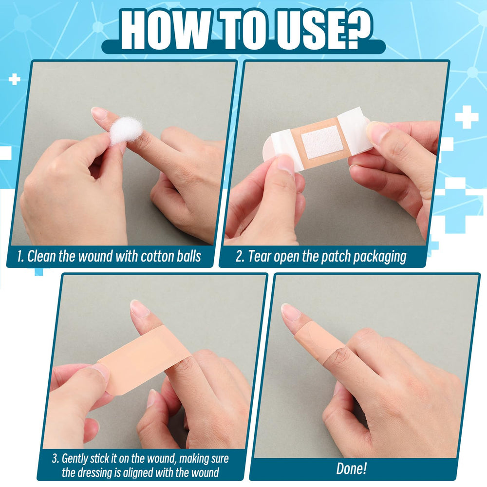 Timgle 1x3 size bandages, compact packaging for everyday use