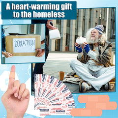 Timgle donation-friendly first aid bandages for care programs