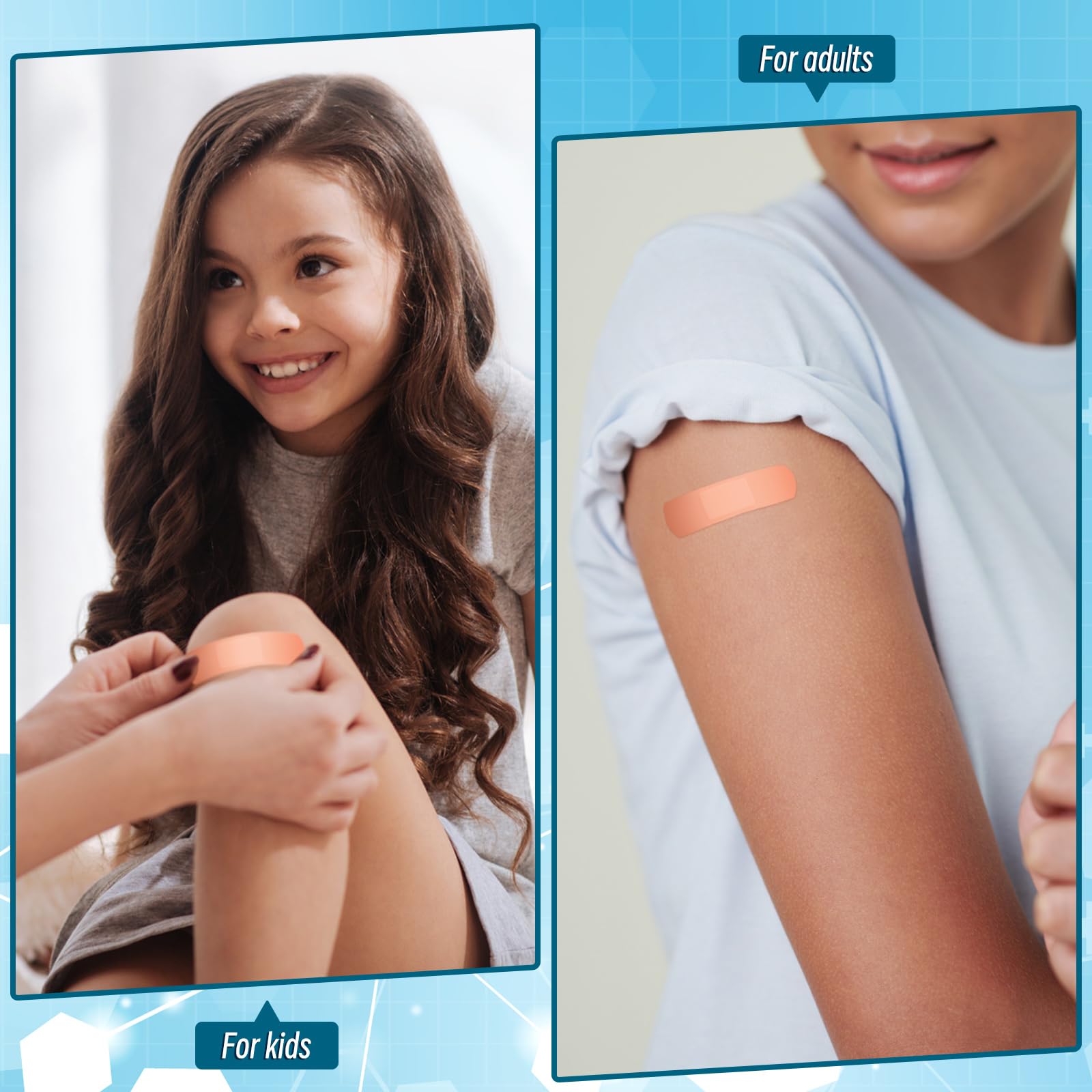 Timgle individually wrapped bandages maintain cleanliness and readiness on the go.