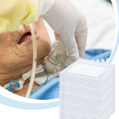 Timgle split drain sponge supports efficient dressing changes.