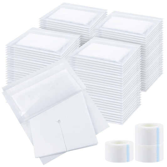 Timgle split gauze pad 4x4 pack ready for quick wound care use.