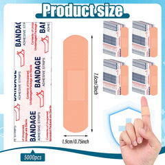 Timgle waterproof bandage on skin providing reliable protection in wet conditions.